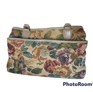 Vintage Mitzi Floral Tapestry Shoulder Bag